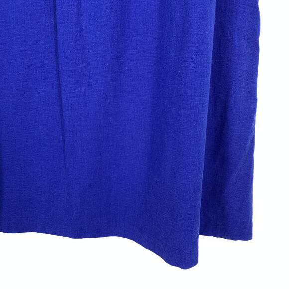 Tommy Bahama V-Neck Sleeveless Linen Dress Womens Apx Sz Medium Blue - Picture 4 of 6